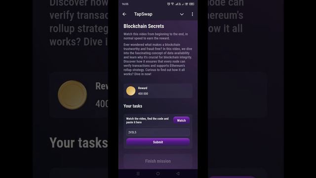 TapSwap код (Blockchain Secrets) на 30.07.2024 #tapswap #tapswapcode #crypto