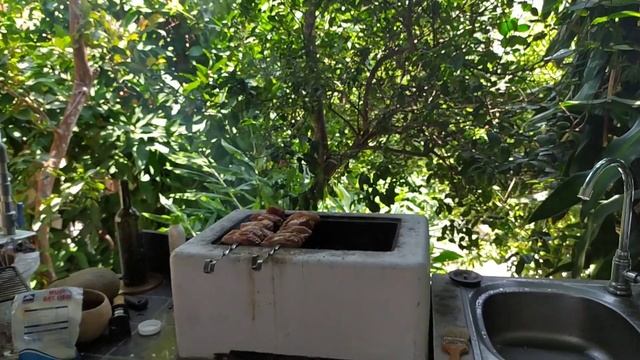 Куриные "руки" на углях азиатская классика / Делаем шашлык на майских смотреть онлайн