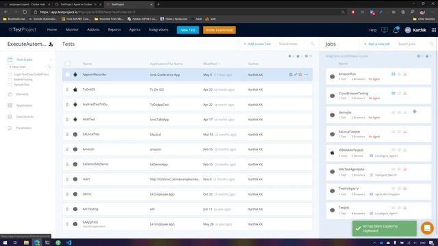 TestProject Agent in Docker container смотреть онлайн