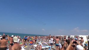 Самолеты над пляжем 28 07 2019