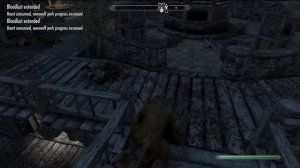 Skyrim ATTACK OF THE WEREMAMMOTH