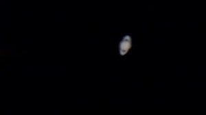 Saturn through 8 inch telescope   4mm lens