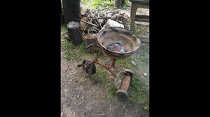 мангал из жигулевского диска.