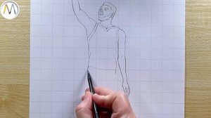 Как нарисовать баскетболиста с мячом поэтапно СТЕФЕН КАРРИ / Stephen Curry drawing
