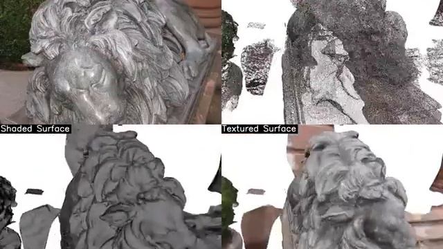 Automatic 3D reconstruction of Lion statue from 57 images смотреть онлайн