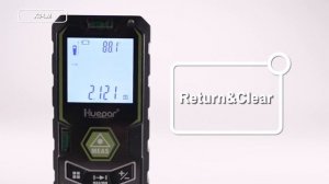 How to use Huepar rangefinder LM50A/LM100A/LM120A