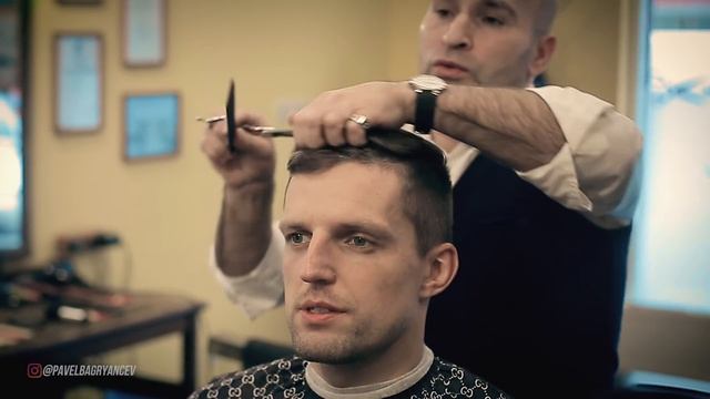 Мужская стрижка SIDE PART (Сайд Парт) Как говорить с парикмахером? // Мужские прически смотреть онлайн