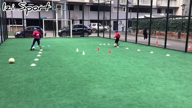 Футбольные упражнения в паре ⚽️⚽️ смотреть онлайн