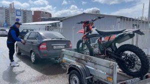 Выдача мотоцикла PROGASI HARDCORE 450 в MAXMOTO г.Красноярск