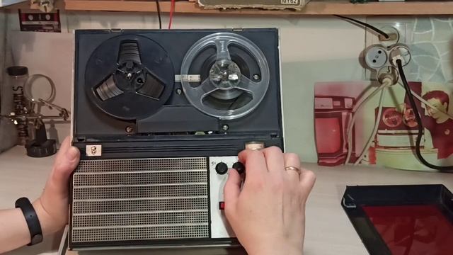 Романтик-304 - красивейший портативный КАТУШЕЧНЫЙ магнитофон! смотреть онлайн