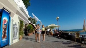 Набережная Сочи,На велосипеде по набережной