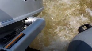 Хантер 320ЛК и мотор Jet! T 5 BMS Silver (двухтактный)