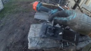 поломка успокоителя цепи, тяжелого дизельного мотоблока