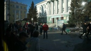 Автобус Mercedes-Benz O405(АВ 912 22)Покатушки по Барнаулу/Fahren Sie mit dem Mercedes-Benz O405 Bu