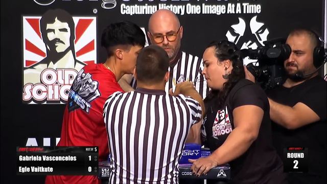 Gabriela Vasconcelos vs Egle Vaitkute  - East vs West +80kg Right Arm World Title Match