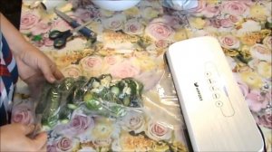 Малосольные огурцы с вакууматором от KIT FORT/ Как  пользоваться упаковщиком