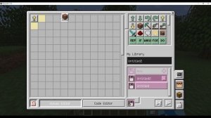 Программирование в майнкрафт. Урок 1