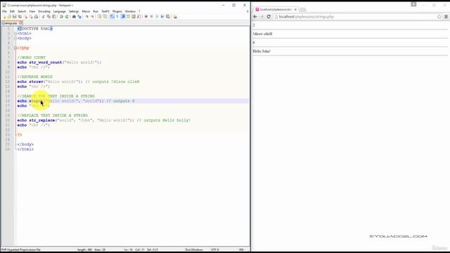 Strings in PHP | Episode 12 | Complete Crash Course