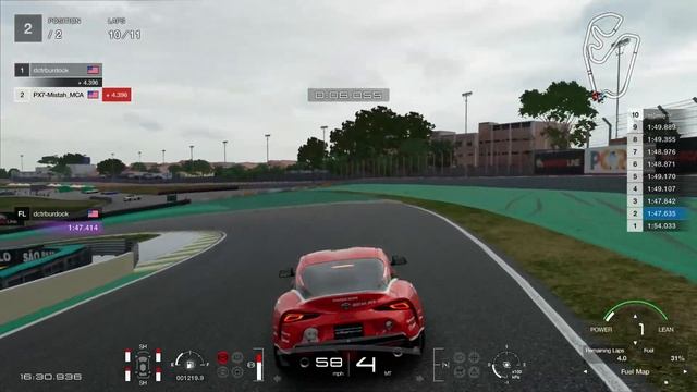 Gran Turismo Sport - GR Supra GT Cup 2020 Season Round 5: Toyota Supra 20