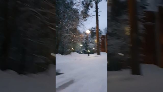 Катаюсь на финских санях :) смотреть онлайн