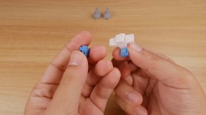 How to build LEGO brick micro transformer mech MOC - Twin Drills