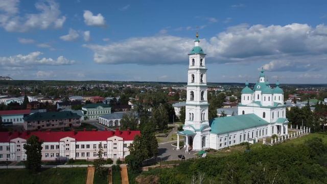Елабуга с высоты птичьего полета.Елабуга 4K.Над Елабугой.