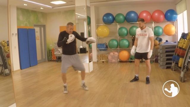 Отработка связки ударов "Почтальон" / Персональная тренировка / Школа бокса Олега Ромахина / Бийск