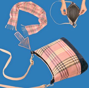 Как просто сшить симпатичную сумку через плечо ручной работы!