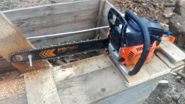 Приспособление для распилки дров. смотреть онлайн