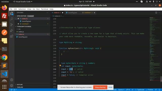 Typescript Tutorial #16 Type Aliases