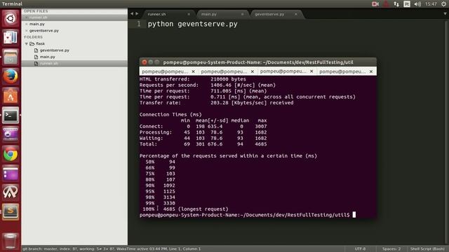 NodeJs(Restify) VS Flask(Python) смотреть онлайн