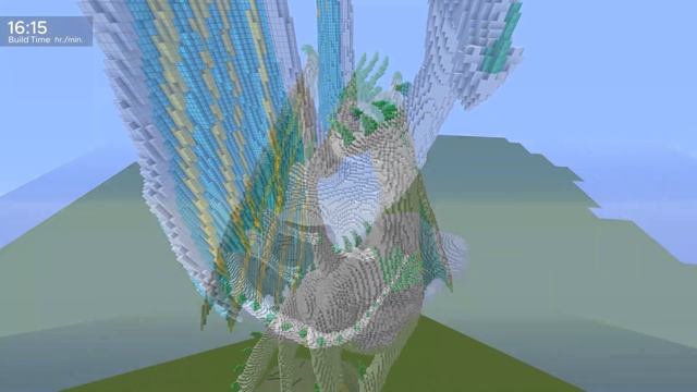 Ice Dragon Mega Build | Minecraft Timelapse смотреть онлайн