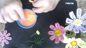 Космея из бисера. Мастер - класс. Бисероплетение.