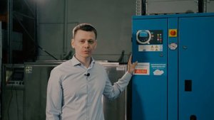 Винтовой компрессор Remeza (Ремеза) ВК 25 с ресивером и осушителем. Обзор