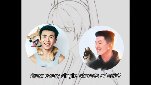 How to Draw Hair in Clip Studio Paint | Digital Drawing Hair Tutorial смотреть онлайн