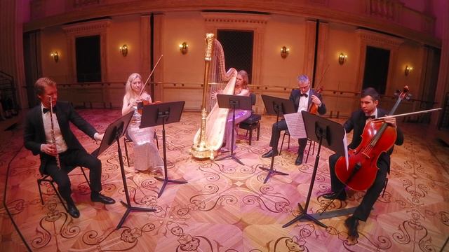 Жозеф Йонген. Концерт для арфы, флейты, скрипки, альта и виолончели (Concert à cinq), op. 71 смотреть онлайн