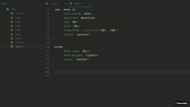 Minimal Navigation | HTML, CSS & JQUERY (GREENSOCK)