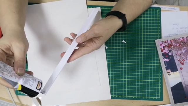 DIY.Мастер-класс.Создаю большую открытку, 1 часть