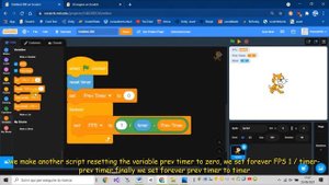 How to make a simple FPS counter on scratch + explanations