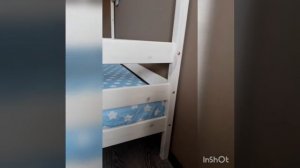 Обзор кровати- домика с финским экопокрытием "под масло".