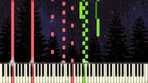 Carol of the Bells | PIANO DUET [Synthesia]