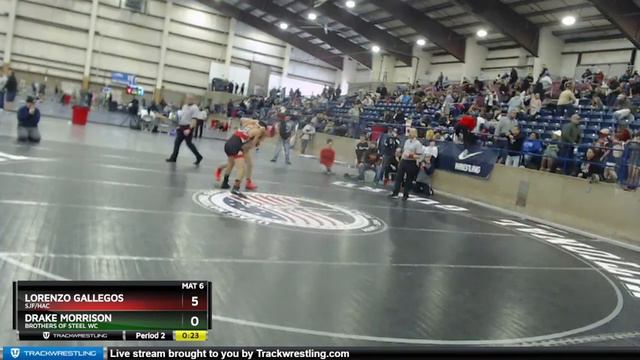 130 Lbs 2nd Place Match - Drake Morrison, Brothers Of Steel WC Vs Lorenzo Gallegos, SJF смотреть онлайн