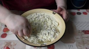 ПИРОГ С НАЧИНКОЙ ИЗ ТВОРОГА И ИЗЮМА