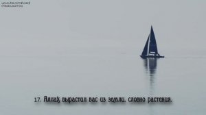 Сура 71 «Нух» Чтец: Омар Хишам