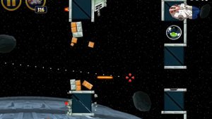 Angry Birds Star Wars - Level 2-32 - 100% Mighty Falcon Walkthrough - Death Star
