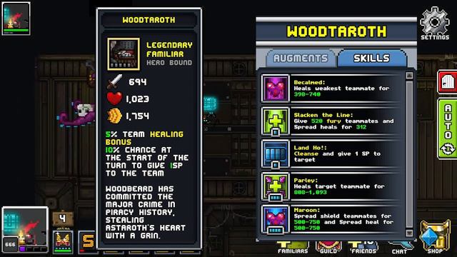 Top Tier Support Familiar in Bit Heroes!