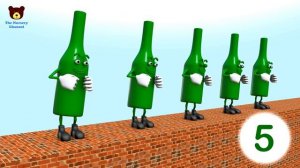 10 Green Bottles | Bottle Friends | Children's Nursery Rhyme | The Nursery Channel