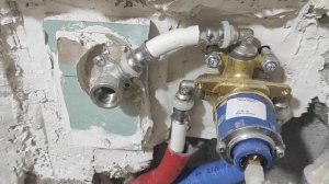 Установка смесителя GROHE Bau Flow монтаж