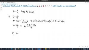 La ley de Boyle. a) Suponga que la presión de una muestra de aire que ocupa 0.106 m^3 a 25^o C es..