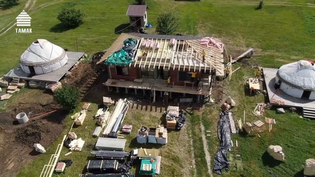 Монтаж БЫСТРОВОЗВОДИМОГО дома «ТАМАК» смотреть онлайн